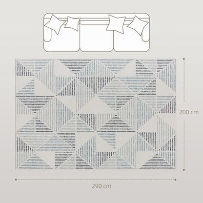 Modern Area Rug, Geometric Pattern Non-Slip Washable Rug, Soft Floor Carpet for Living Room, Bedroom, Dining Room