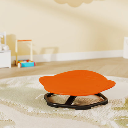 Planet-Shaped-kids Swivel Chair, Sensory Spinning Chair for Balance, Coordination Training, Orange