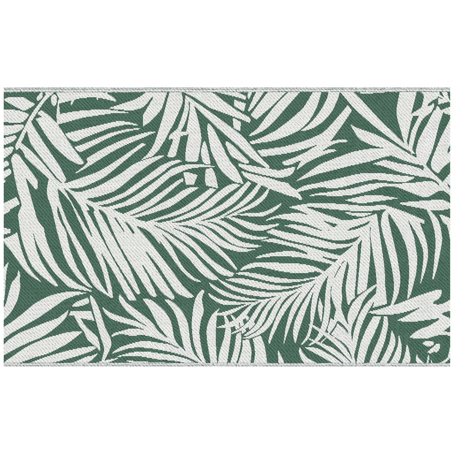 Reversible Outdoor RV Rug, 1.5 x 2.4m Patio Floor Mat, Waterproof Plastic Straw Rug for Garden, Deck, Picnic, Beach, Camping