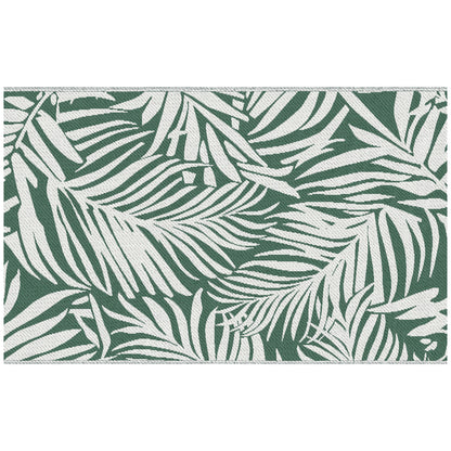 Reversible Outdoor RV Rug, 1.5 x 2.4m Patio Floor Mat, Waterproof Plastic Straw Rug for Garden, Deck, Picnic, Beach, Camping