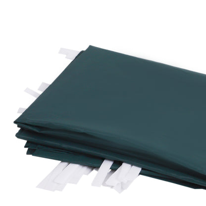 2.95 Meters Gazebo Replaceable Exchangeable Side Panel Wall Panels Walls With Window, Dark Green