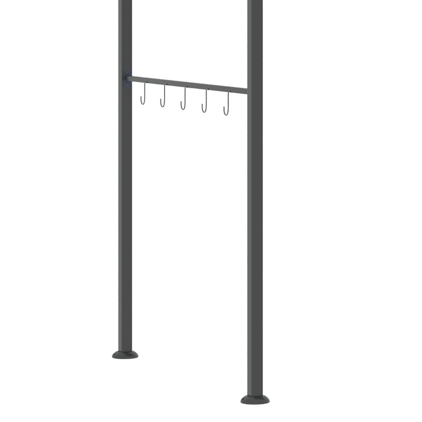 2.2 x 1.5 m BBQ Grill Gazebo Tent, Garden Grill with Metal Frame, Curved Canopy and 10 Hooks, Outdoor Sun Shade, Grey
