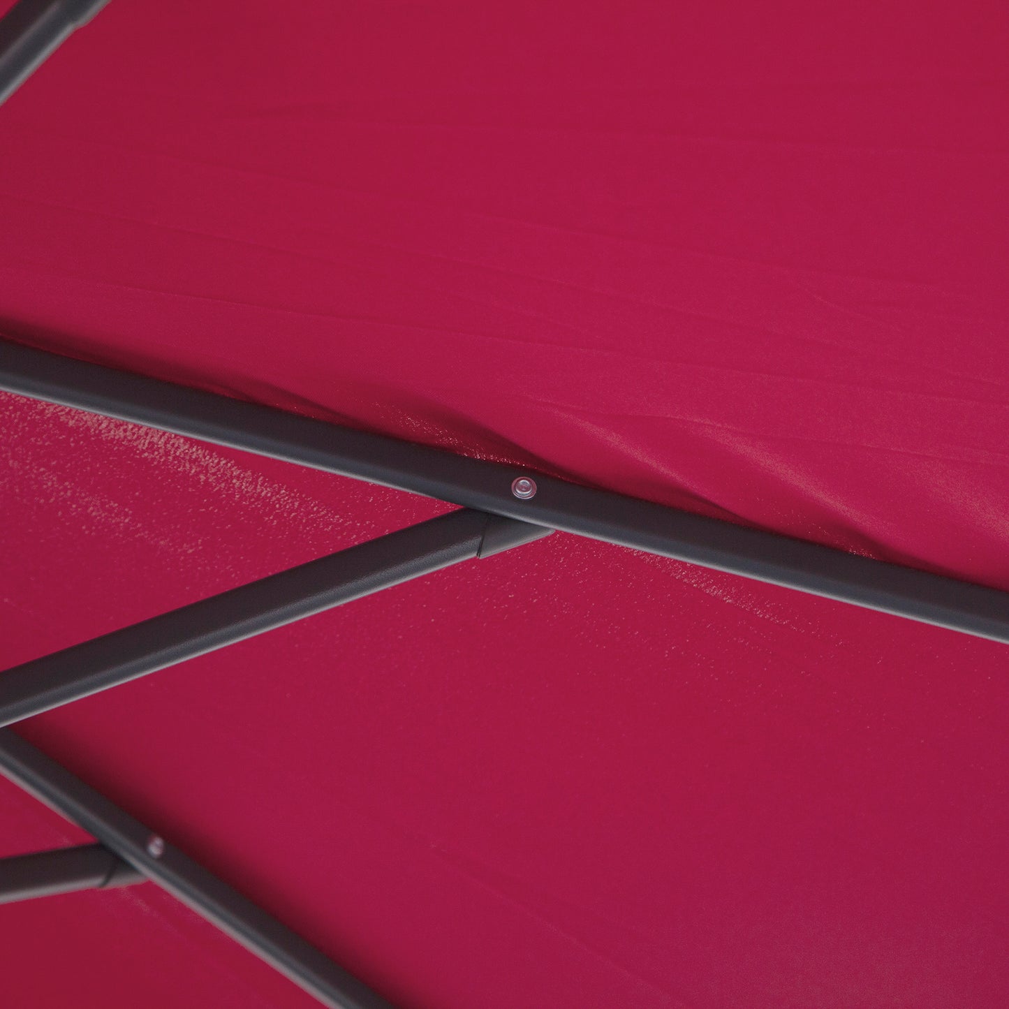 3m Water Resistant Terylene Hanging Parasol Wine Red