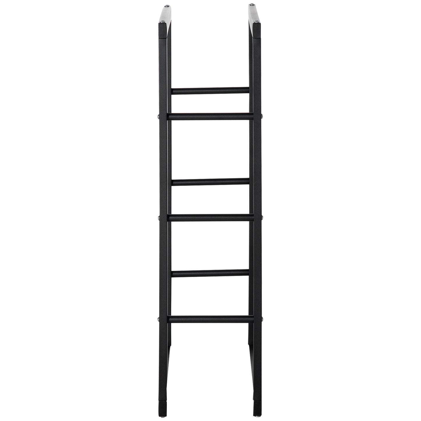 Metal Firewood Log Holder Tall Firewood Rack Indoor Outdoor Fireplace Wood Storage Shelf with Side Rails, Rust-Resistant