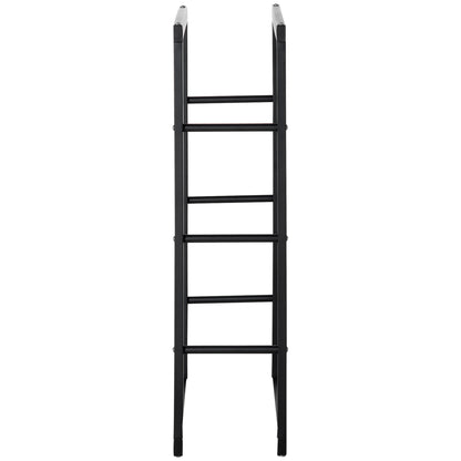 Metal Firewood Log Holder Tall Firewood Rack Indoor Outdoor Fireplace Wood Storage Shelf with Side Rails, Rust-Resistant