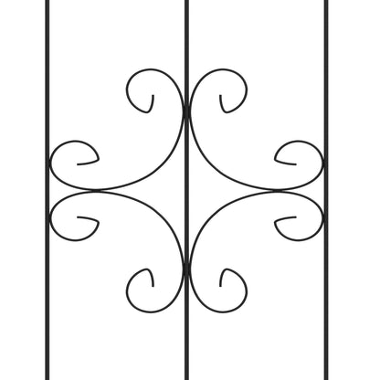Set of Four Spiral Anchor Garden Trellis Panels