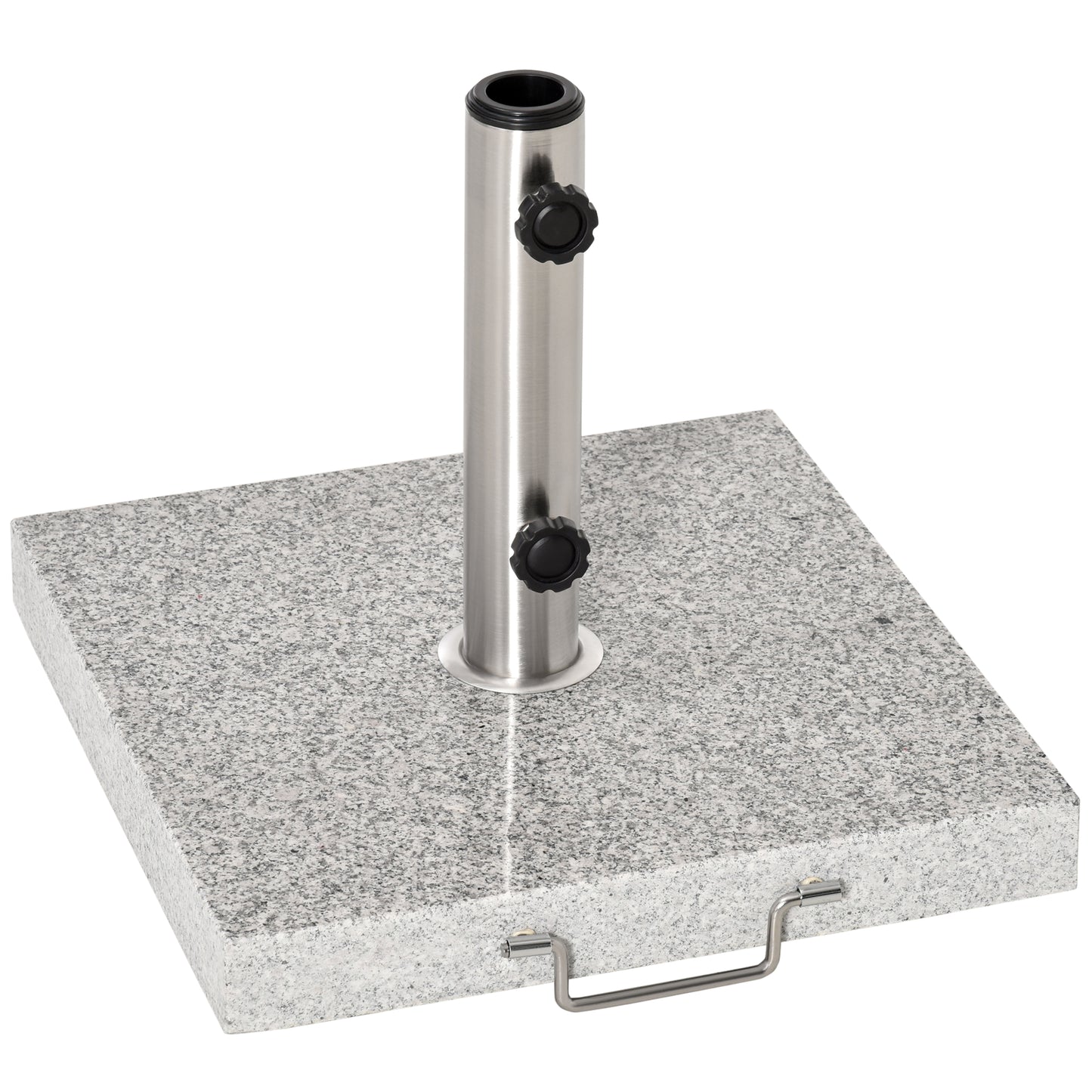 25kg Garden Umbrella Base Durable Parasol Holder Patio Furniture Outdoor Sunshade Marble Stand