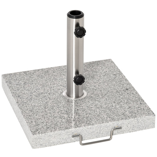 25kg Garden Umbrella Base Durable Parasol Holder Patio Furniture Outdoor Sunshade Marble Stand