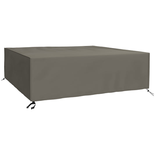 Large Square Patio Garden Furniture Set Cover 600D Oxford Waterproof, 230 x 230 x 70cm, Grey