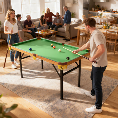 4FT Mini Folding Pool Billiards Table
