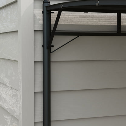 3 x 4m Metal Frame Pergola - Grey