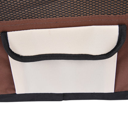 600D Oxford Soft Fabric Kennel, Portable Lightweight Cat Dog Playpen