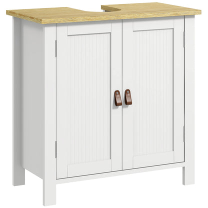 Under Sink Bathroom Cabinet for Basin without Pedestal - White
