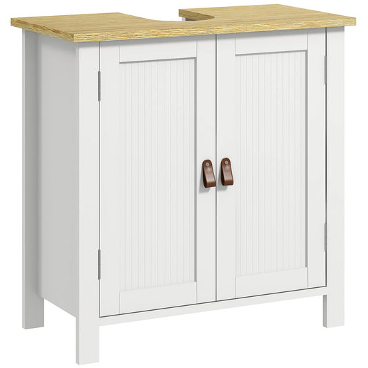 Under Sink Bathroom Cabinet for Basin without Pedestal - White