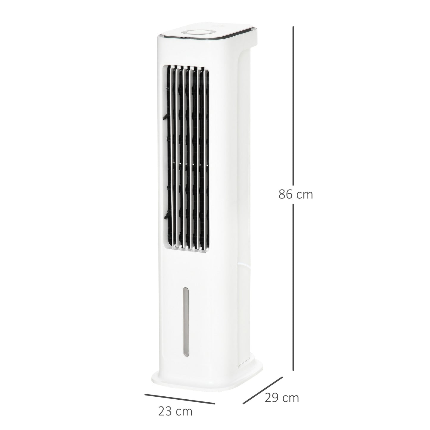Evaporative Air Cooler, 5L Water Tank Oscillating Ice Cooling Fan with 3 Modes, 3 Speeds, Remote Control, Timer
