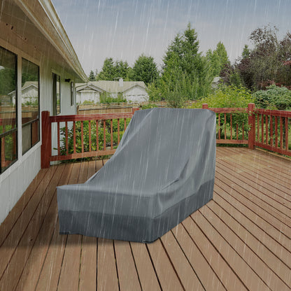 Rectangular Patio Furniture Cover for Chairs Water UV Resistant Protection 600D Oxford Fabric Rattan Lounge Clean Cover