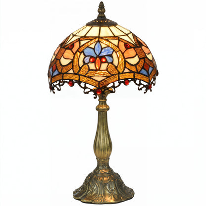 Tiffany Lamp, Stained Glass Table Lamp, Handcrafted Artisan Collectible, Suitable for Living Room and Bedside