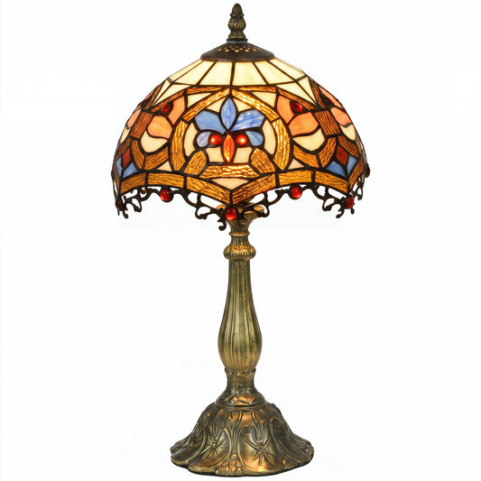 Tiffany Lamp, Stained Glass Table Lamp, Handcrafted Artisan Collectible, Suitable for Living Room and Bedside