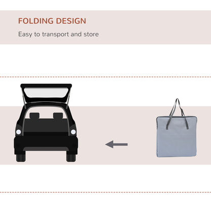 Soft Sided Pet Carrier Foldable Bag Car Seat Cat Dog Puppy Kennel Portable Travel Cage Tote Case Mesh Holder House Grey