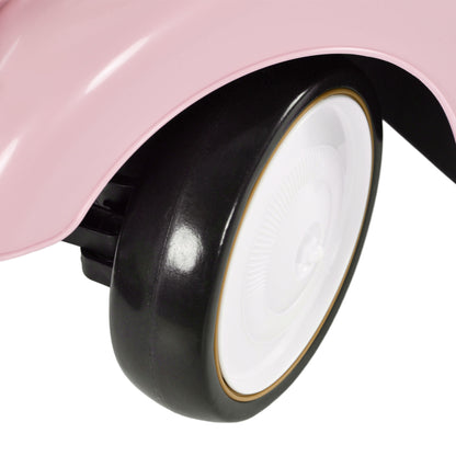 Foot to Floor Slider for Toddlers with Under-Seat Storage, Ride on Sliding Car with Horn, for Ages 12-36 Months - Pink