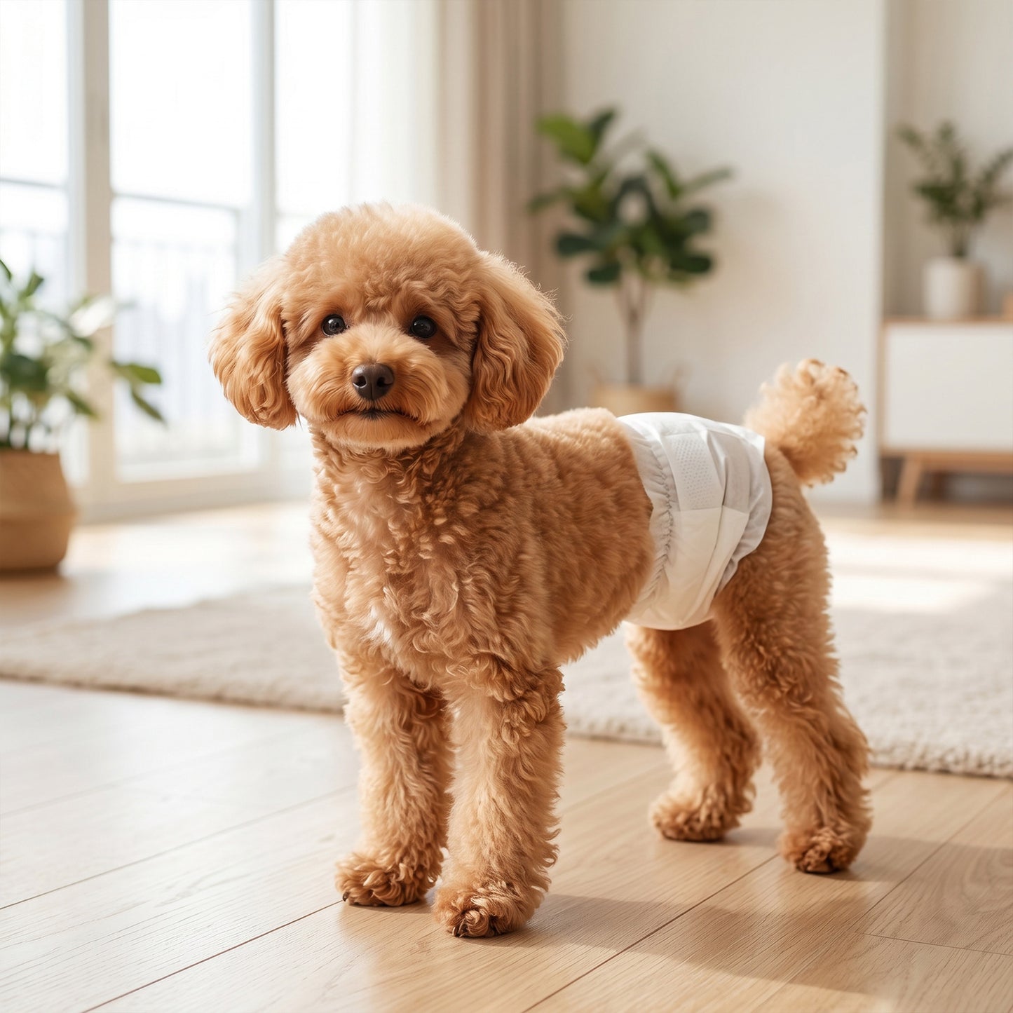 Dog Diapers Super Absorbent Leak-Proof Dog Nappies for Male Dogs Size XS 20-28 cm Waist