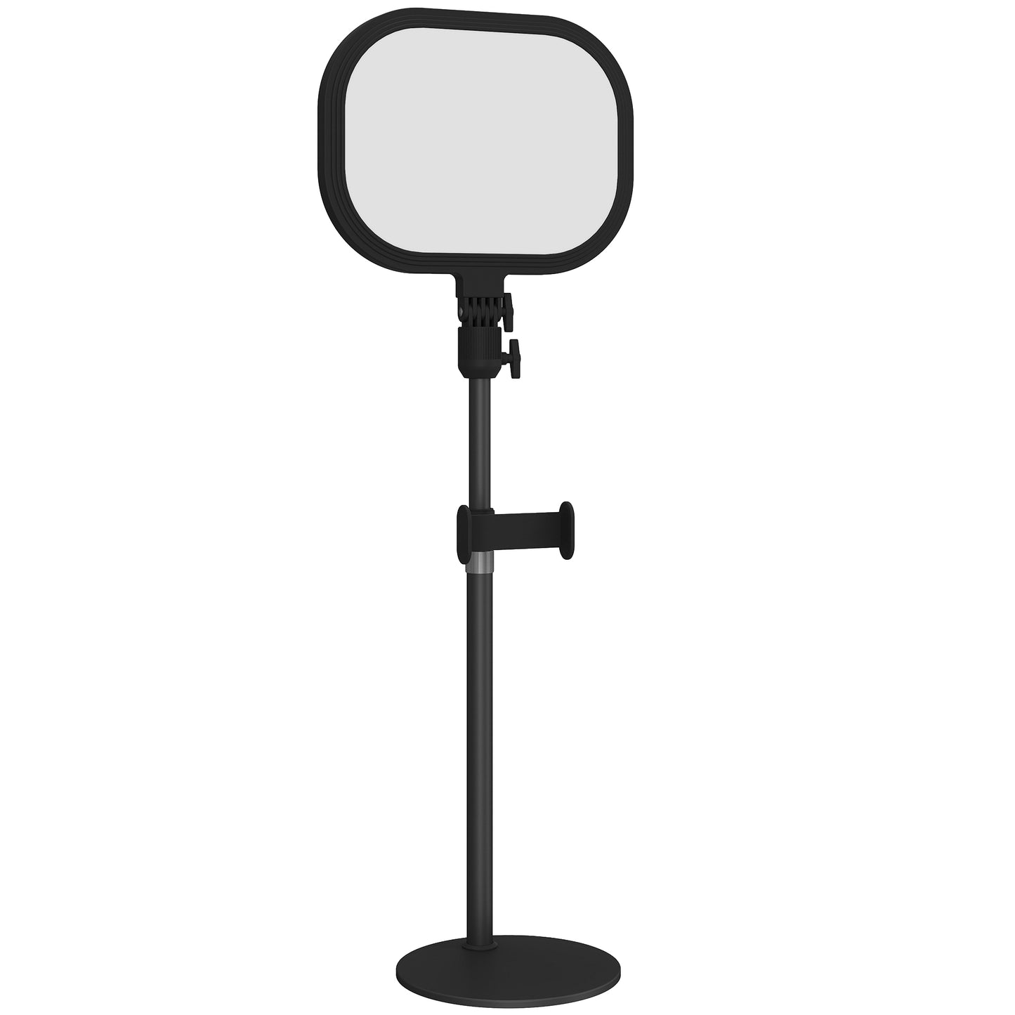 Selfie Light for Video Conference Lighting, Dimmable Desk Lamp with Stand Phone Holder