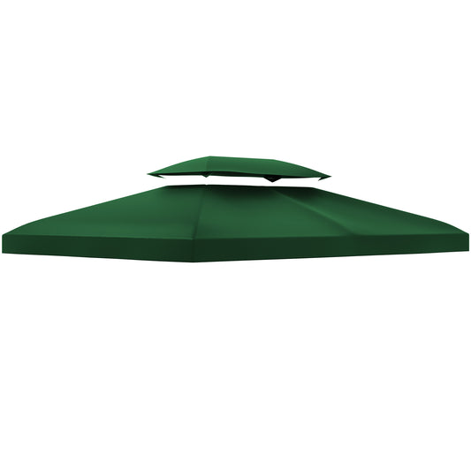 Gazebo Roof Replacement, for 3 x 4m Frames - Green