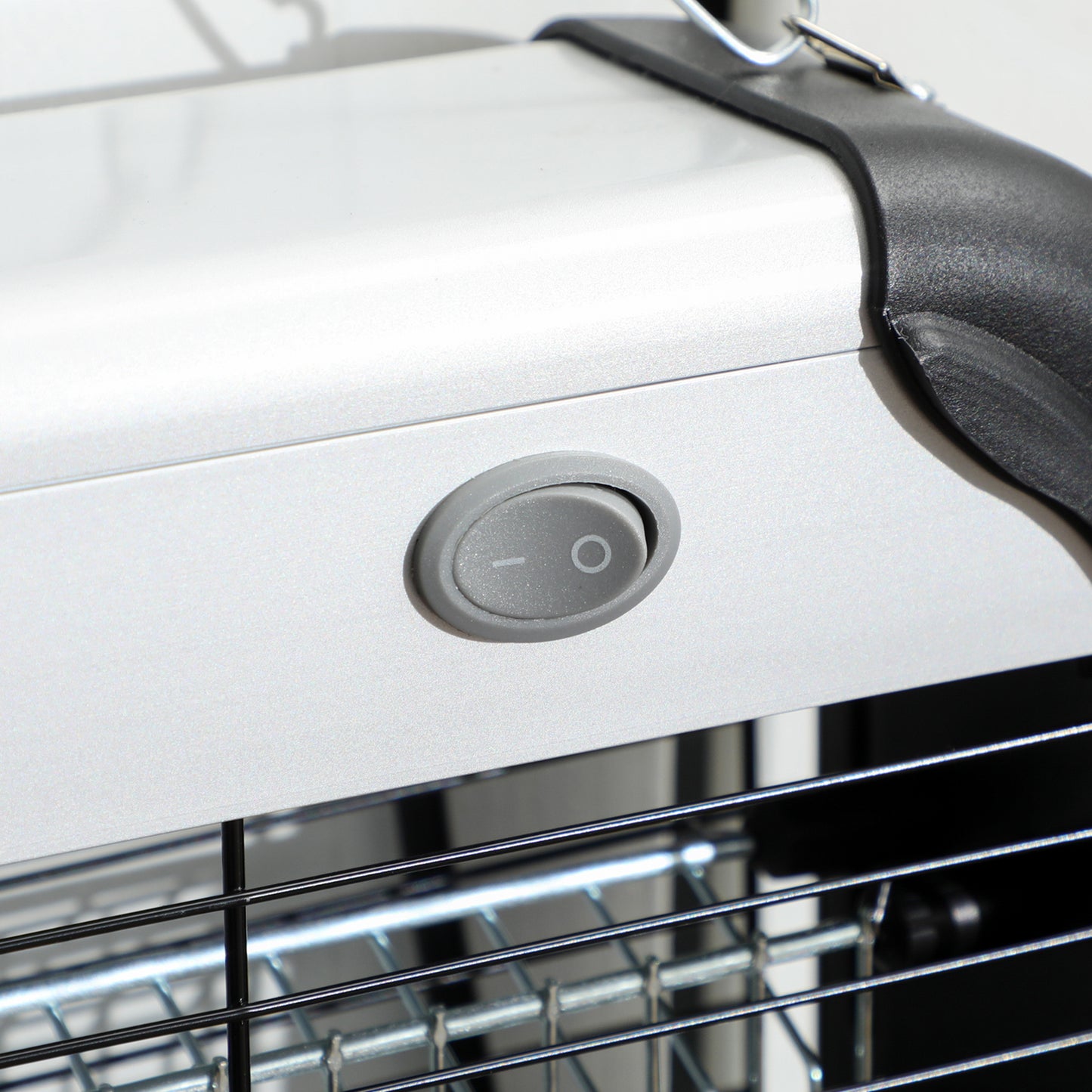 30W Electric Fly Zapper, Bug Zapper with UK Plug, 2 UV Bulbs, Hanging Chain, On/Off Switch and Removable Catch Tray