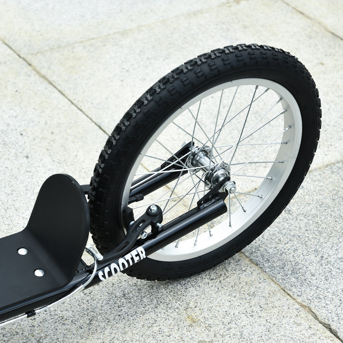 Kick Scooters for Kids with Adjustable Height, Anti-Slip Deck, Dual Brakes, Rubber Tyres