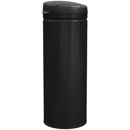 50L Stainless Steel Sensor Bin - Black