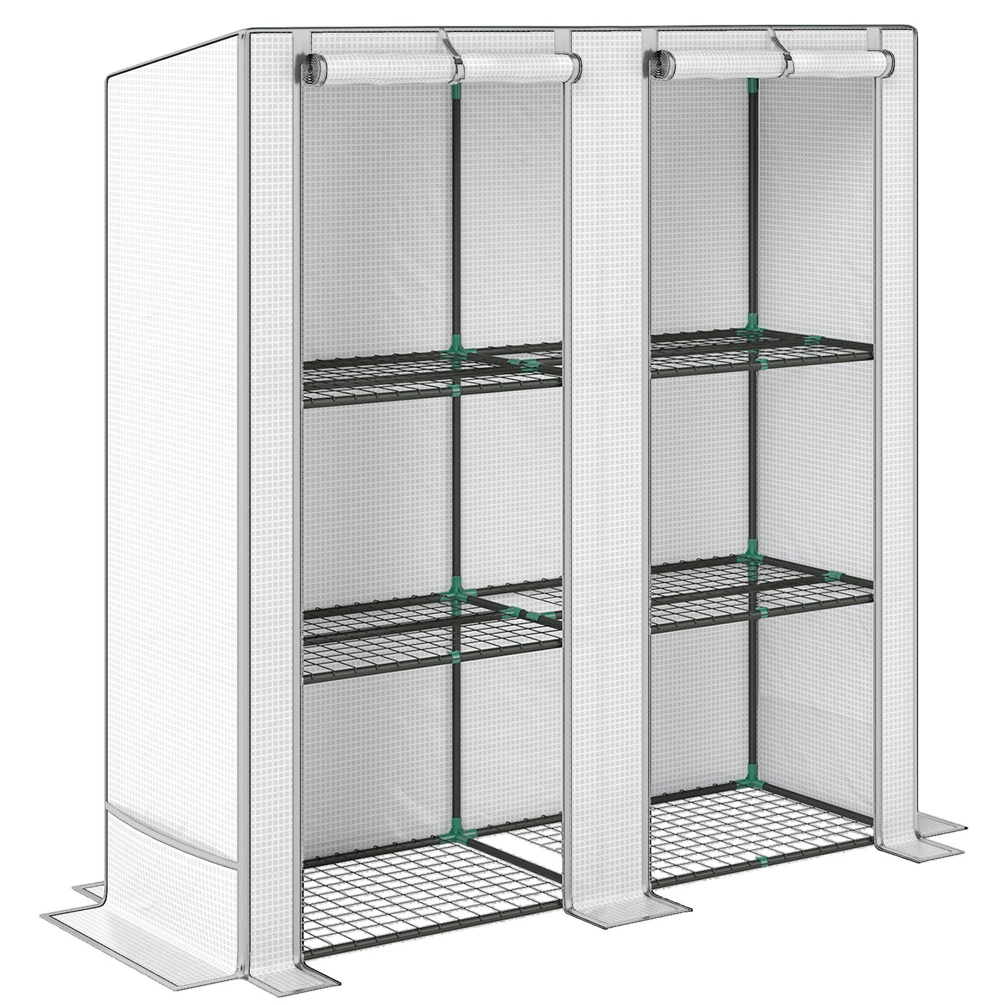 Three-Tier Mini Greenhouse - White