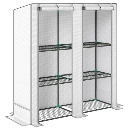 Three-Tier Mini Greenhouse - White