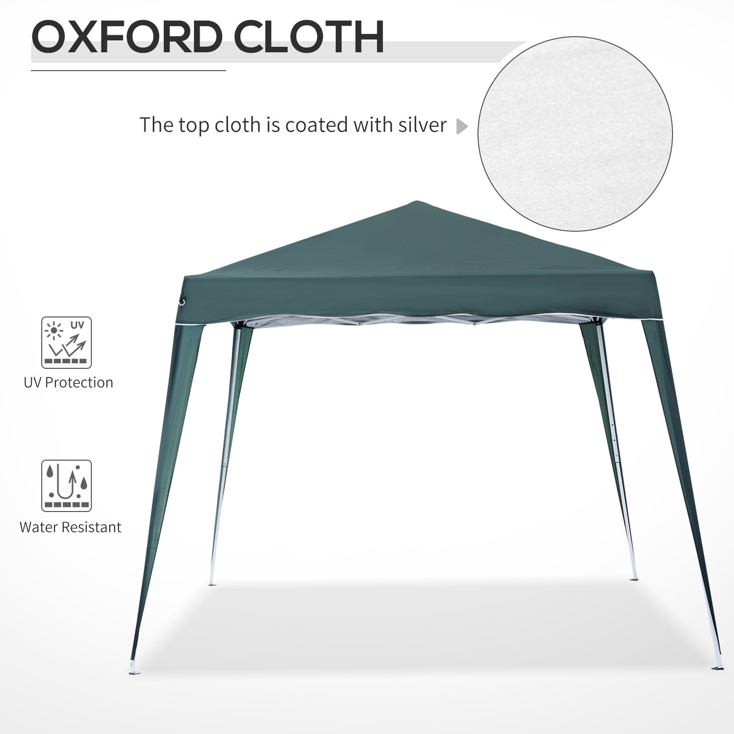 3 M x 3 M Base/ 2.5 M x 2.5 M Top Pop Up Gazebo with Carry Bag
