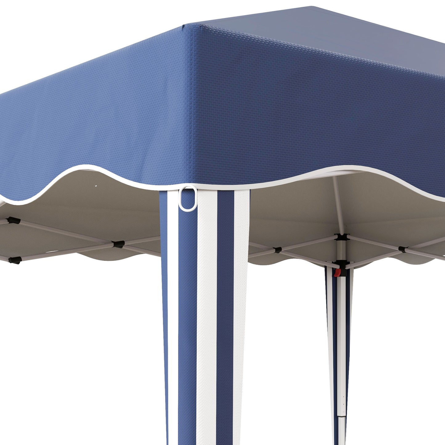 3 x 3cm Adjustable Height Pop-Up Gazebo, with Bag - Blue