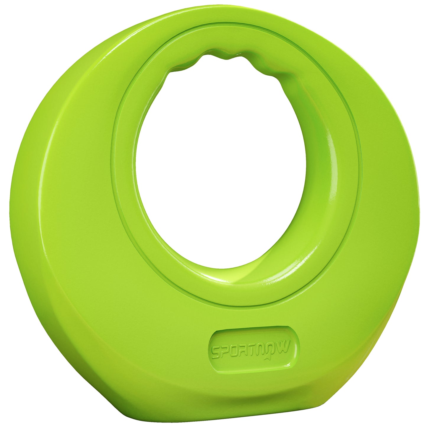 8kg Kettlebell, Kettle Bell with Wide Handle for Home Gym, Weight Lifting, Strength Training, Green
