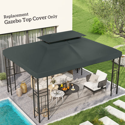 Gazebo Roof Replacement, for 3 x 4m Frames - Grey