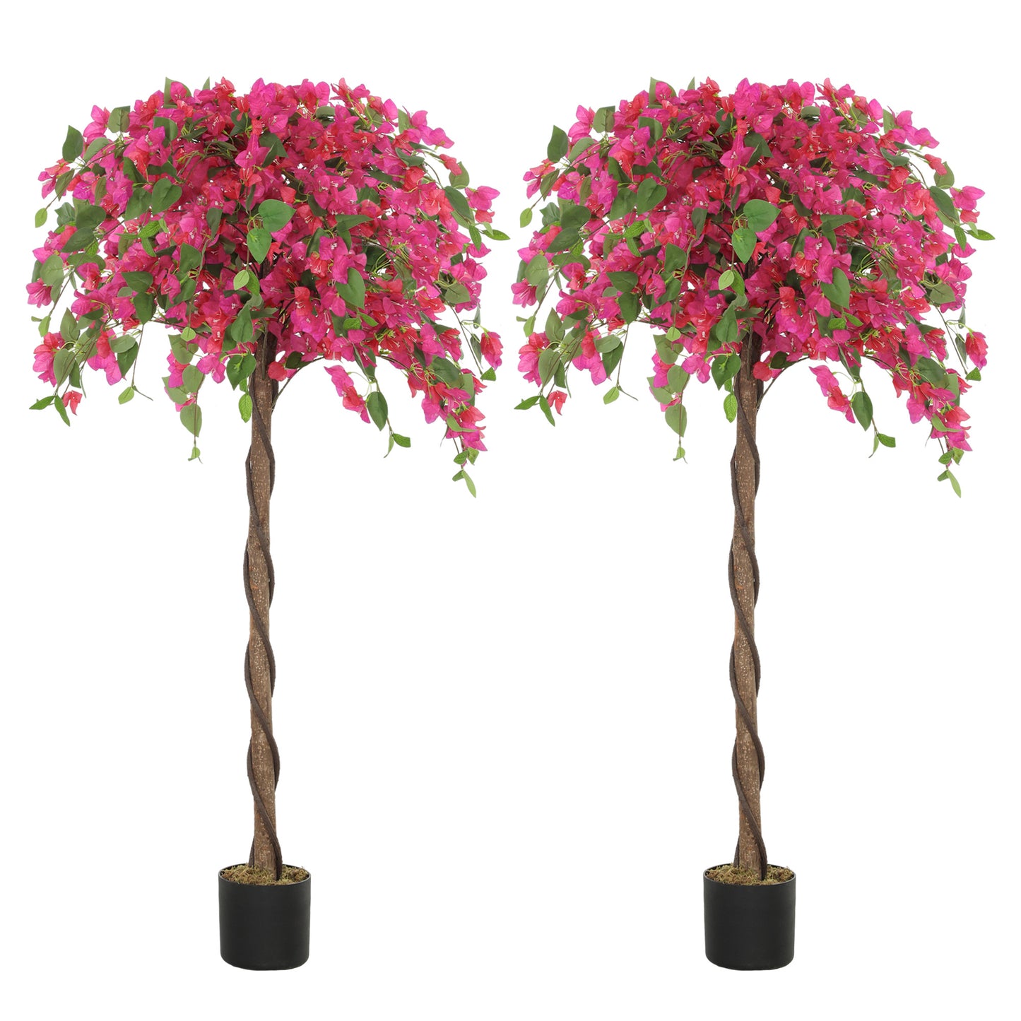 Artificial Plants Murraya, 120 cm Artificial Blossom, Fake Plants in Pot