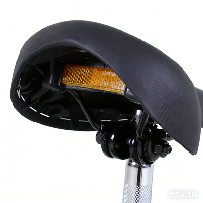 Powered Powered Scooter Ride-On, with Brakes, Adjustable Seat, Adjustable Handlebars, Black