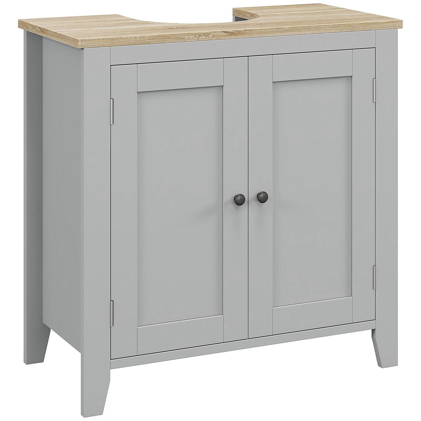 Under Sink Cabinet, Bathroom Sink Cabinet with 2 Doors, Pedestal Under Sink Design
