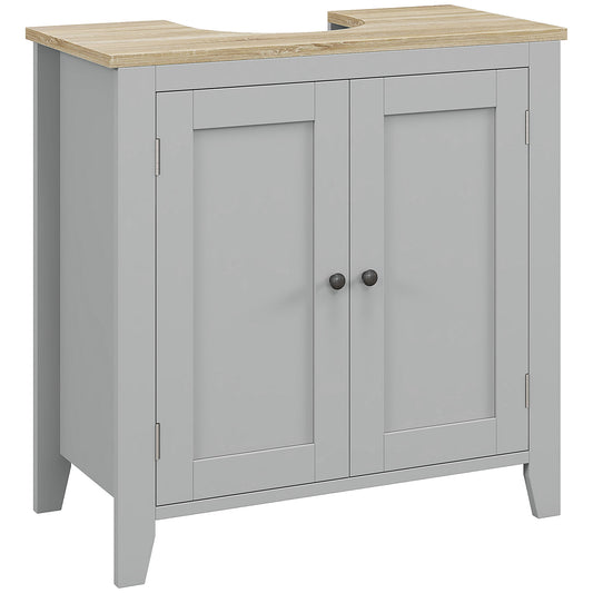 Under Sink Cabinet, Bathroom Sink Cabinet with 2 Doors, Pedestal Under Sink Design