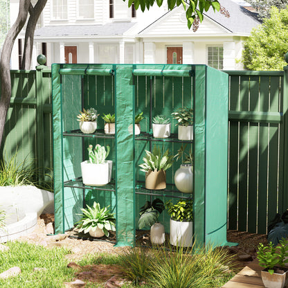 Three-Tier Mini Greenhouse - Green