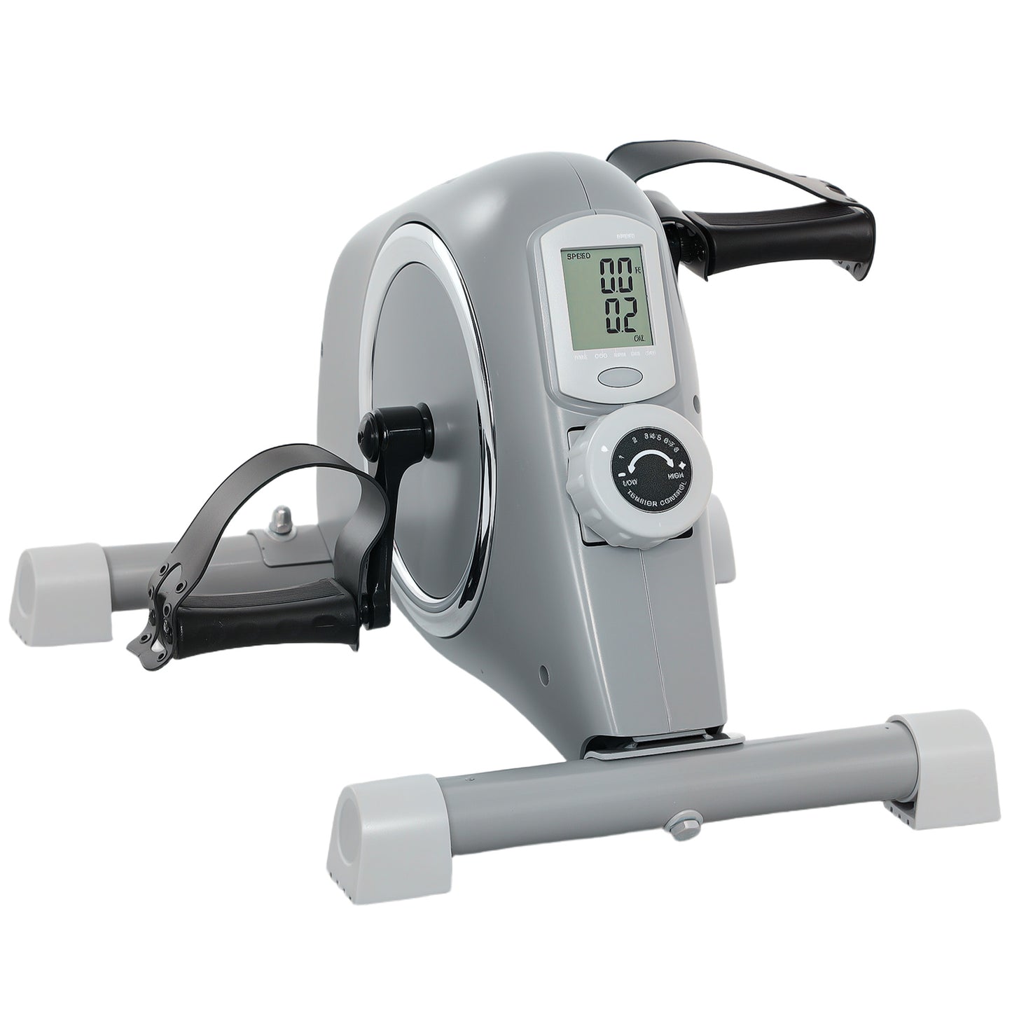 Pedal Exerciser with Eight Level Magnetic Resistance, with Eight-Level Magnetic Resistance, Grey