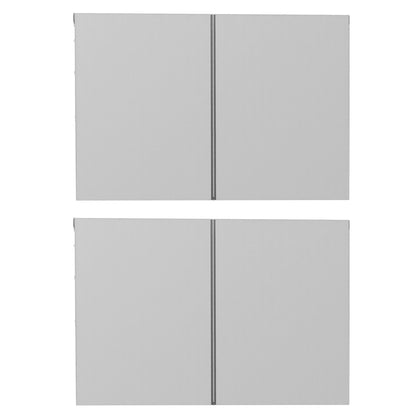 Set of Two 3 x 3(m) Replacement Zipped Gazebo Walls - Grey