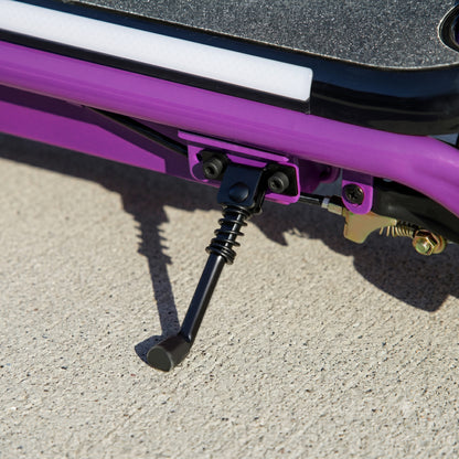 Electric Scooter for Kids Aged 6-14 Years, with Colourful Lights, Purple