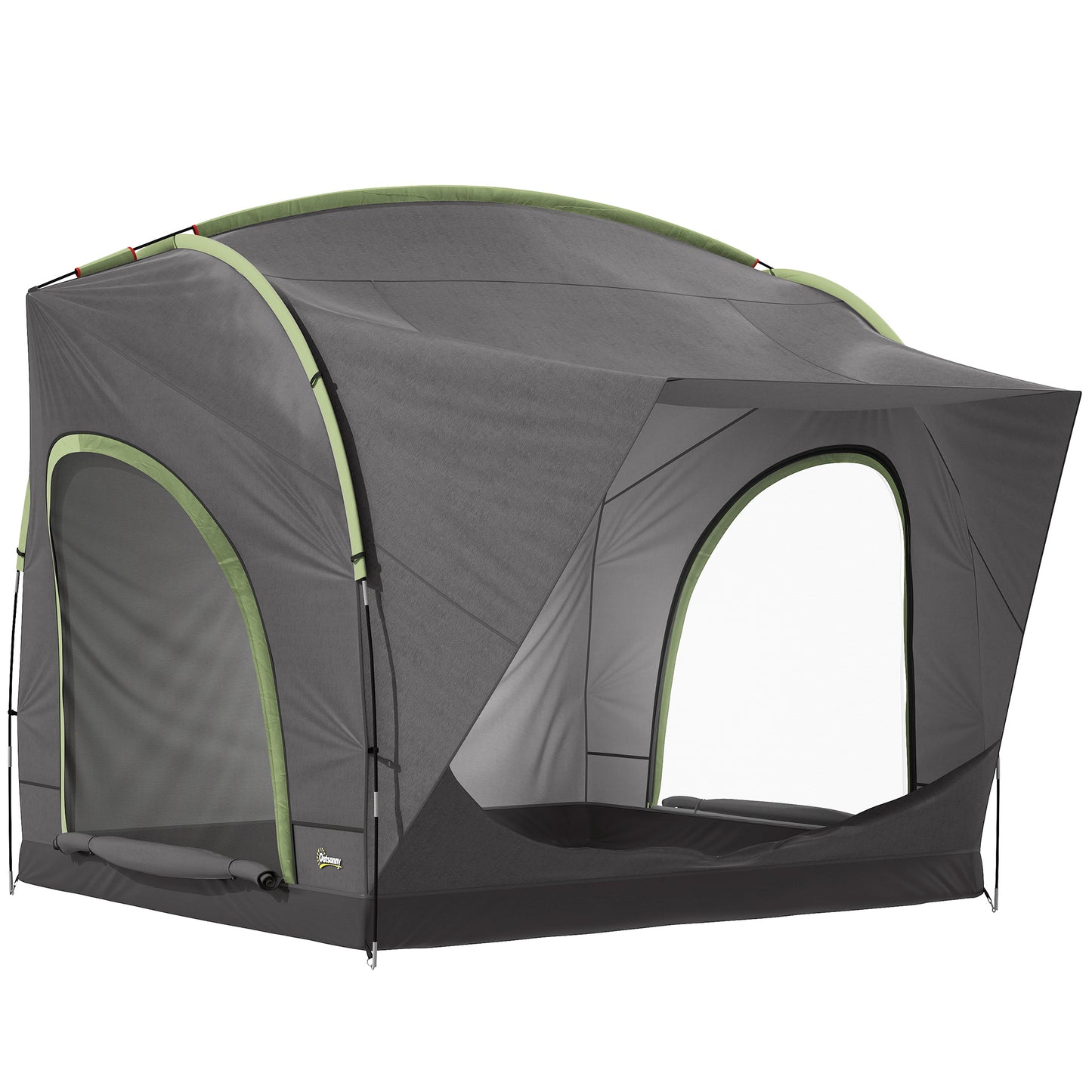 Car Tent with 2.35m Stand-Up Height, 3000mm Waterproof Tailgate Tent with Mesh Windows for Family Camping Travelling