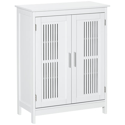 Modern Bathroom Floor Cabinet - White