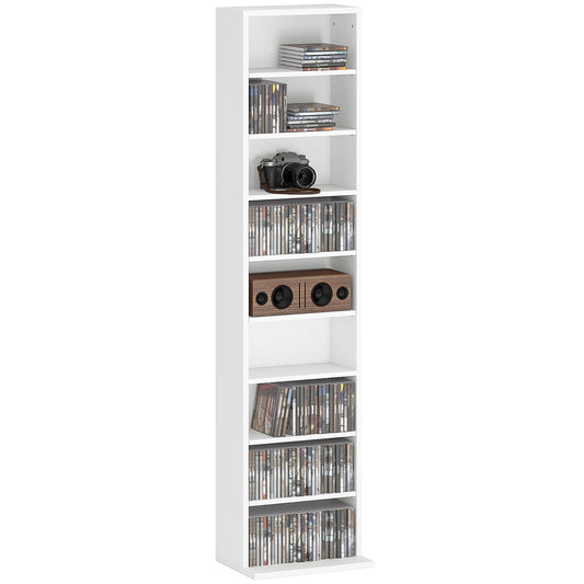 260 Narrow CD Storage Unit - White