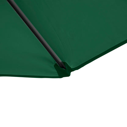 2.5M Garden Cantilever Parasol, Offset Roma Patio Umbrella Hanging Sun Shade Canopy Shelter