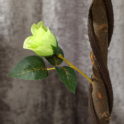 Set of Two Faux Rose Trees - Green