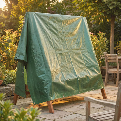 3 x 4m Waterproof Tarpaulin, 90GSM Tear-Resistant PE Tarp with Reinforced Grommets, UV Protected Cover